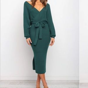 Petal and Pup Bambina Dress - Emerald Green